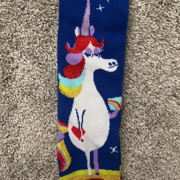 Inside out unicorn socks - Picture 2 of 3